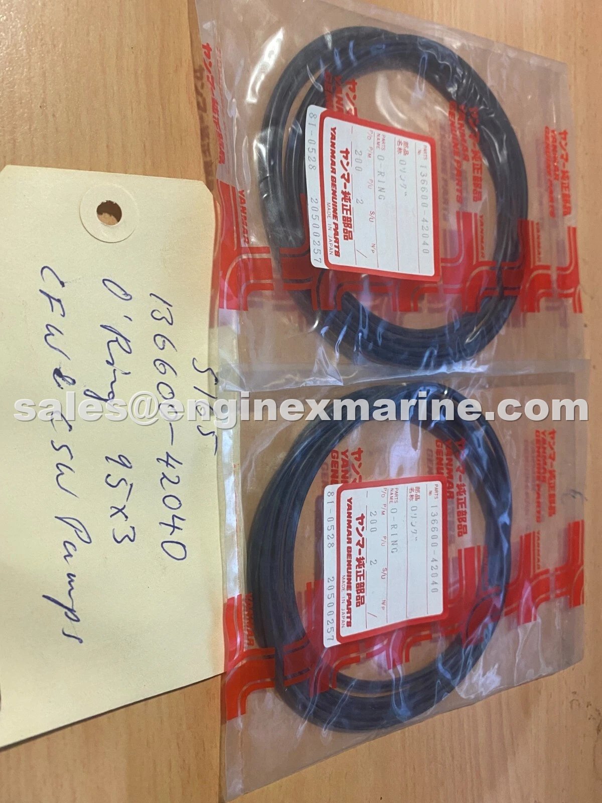 YANMAR - N21 - SPARES - O'RING - 136600-42040