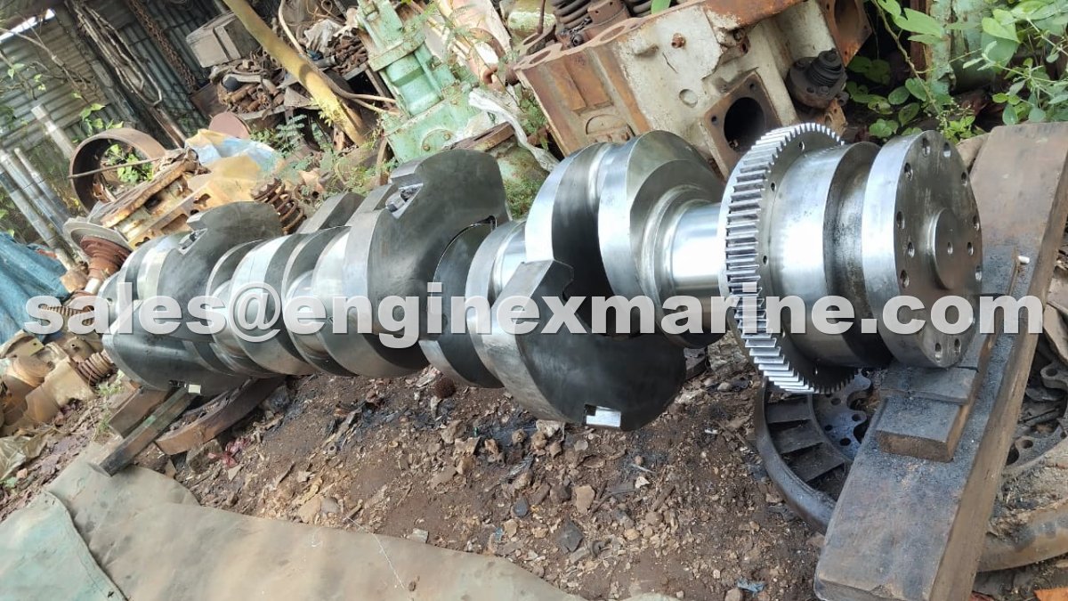 MAN B&amp;W – 7L23/30H – CRANKSHAFT – CYLINDER BLOCK – ENGINE BLOCK