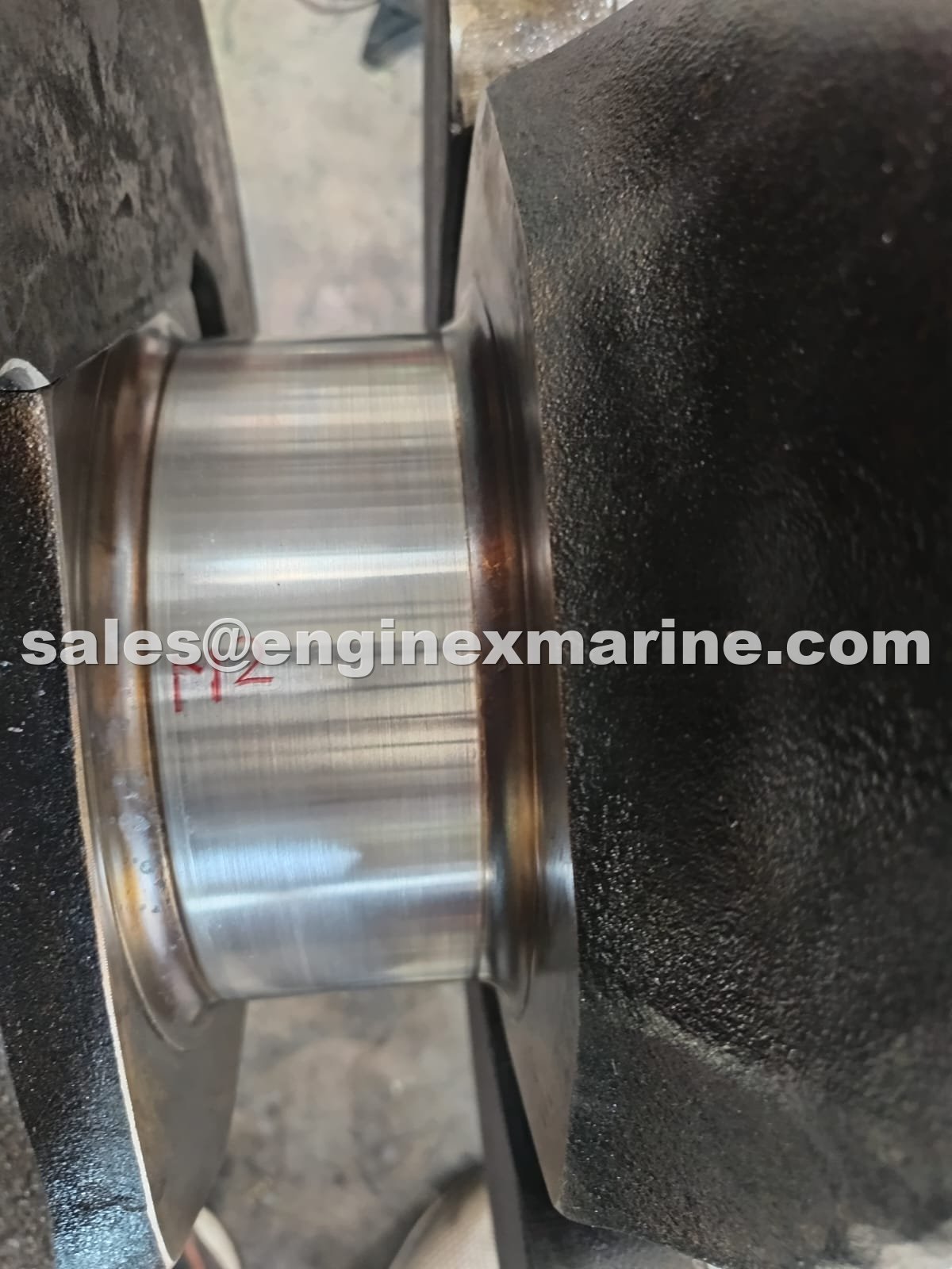 MAN B&amp;W – 8L23/30H – CRANKSHAFT – CYLINDER BLOCK – ENGINE BLOCK